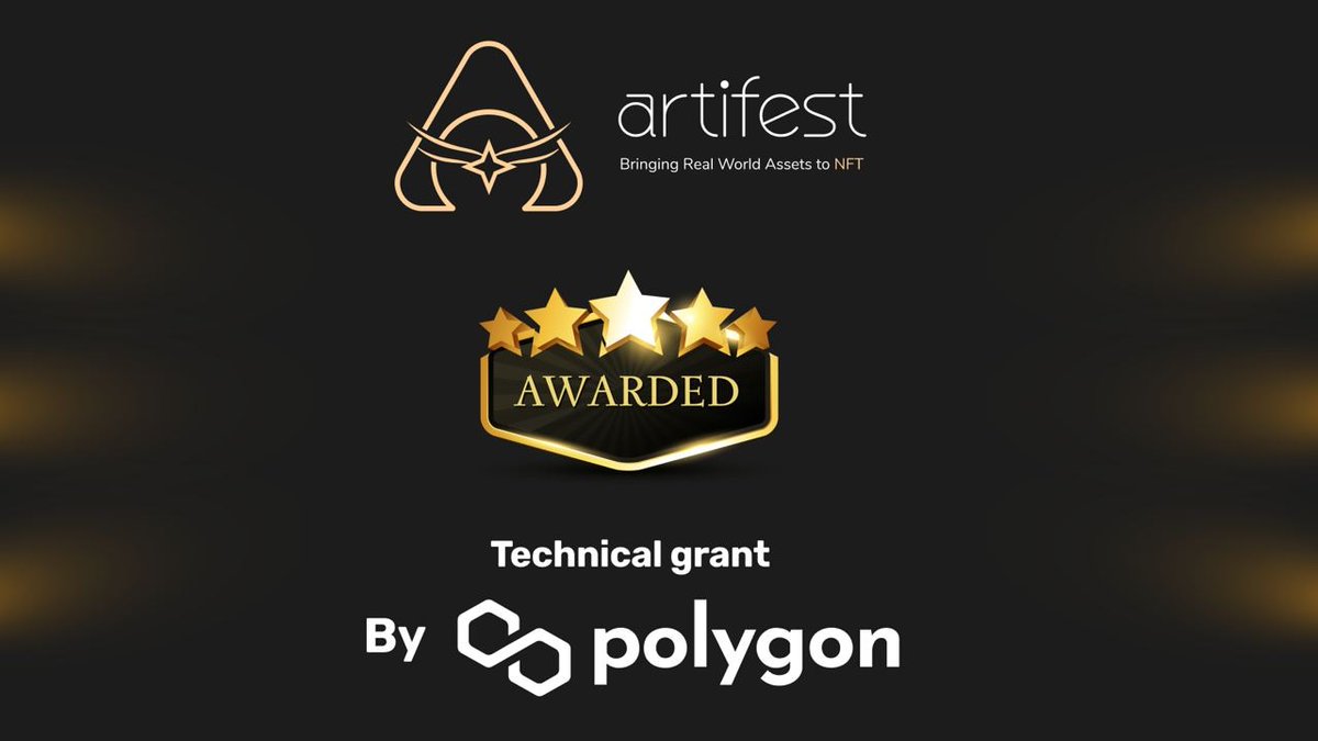 crypto_pranav's tweet photo. 💎💍@Artifest_io excited to announce that #Artifest has received now #TechnicalGrant from @0xPolygon Foundation!
#Artifest will utilise the grant & support from #Polygon to accelerate its first-ever #phygital_NFT marketplace on the #PolygonNetwork.
More: https://t.co/Hj8SER6jtF https://t.co/tueGwgyZor