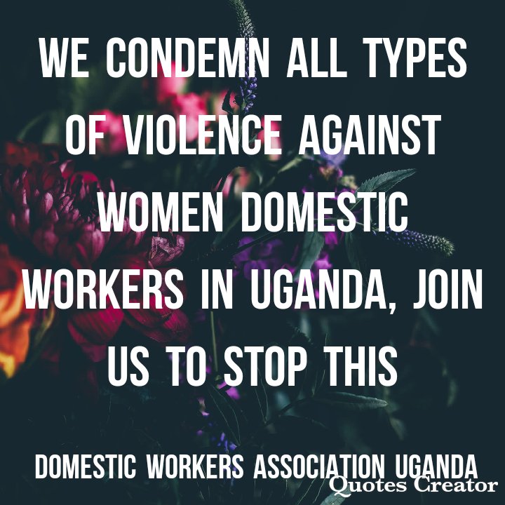 Domestic Workers Association Uganda Limited(DOWA) (@workersuganda) on Twitter photo 