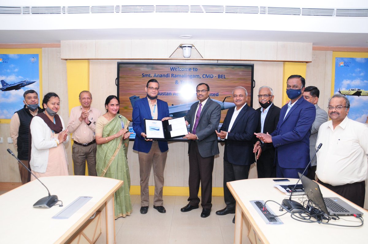 The LCA Tejas Mk1A programme got a shot in the arm today as BEL received an order worth Rs. 2,400 Crs from HAL for manufacture and supply of 20 types of avionics systems to be fitted on the fighter aircraft.