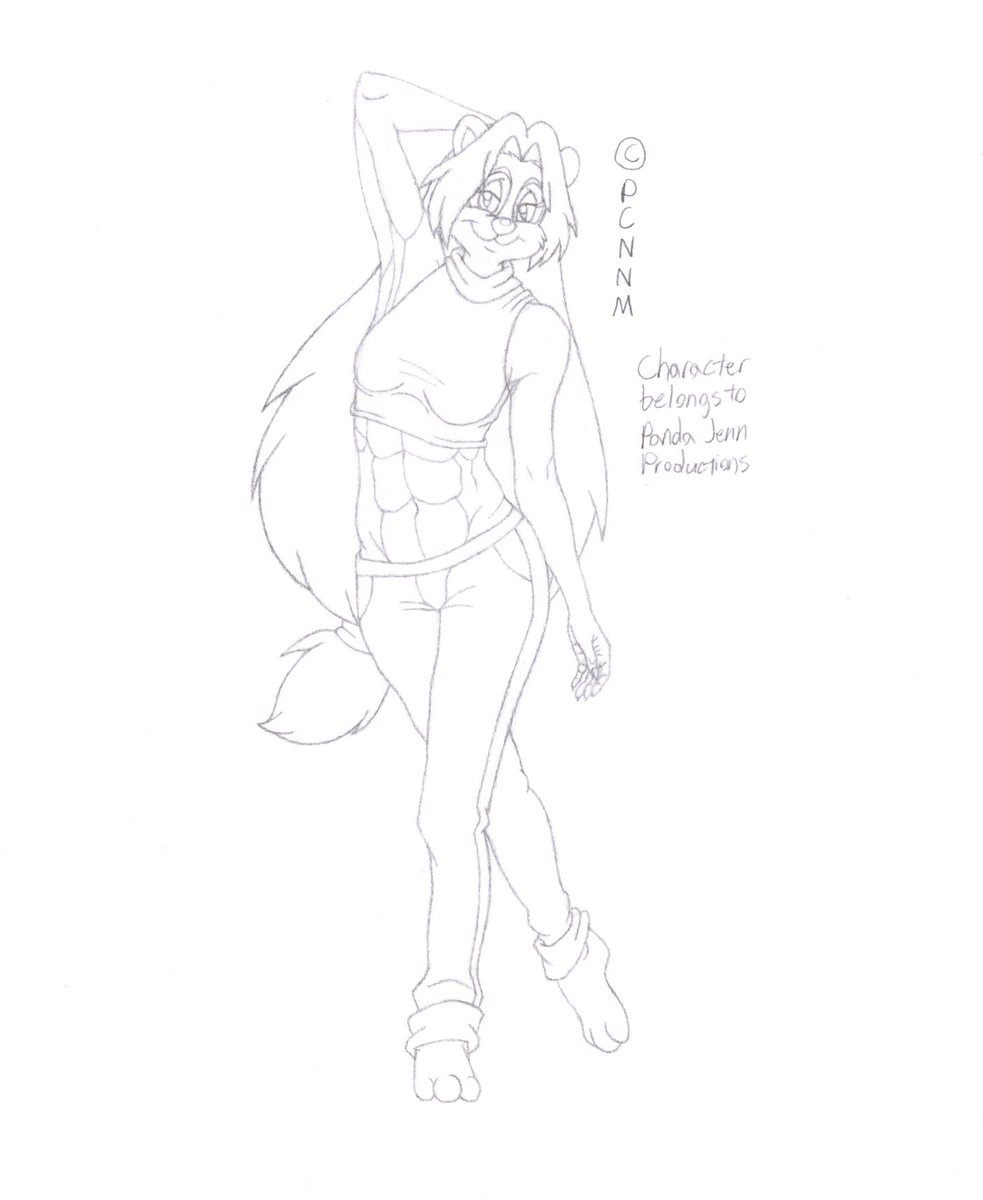 pcnnmvideos's tweet photo. My second fanart of Panda from Simply Panda Jenn. I will color this line-art with Zenacolor colored pencils for adults. #pandajenn #anthro #anthroart #drawing #drawings #lineart #ocs #oc #originalcharacters #webcomics #furry #furries #traditionalart #handdrawn #art https://t.co/mVj0NQnGKq