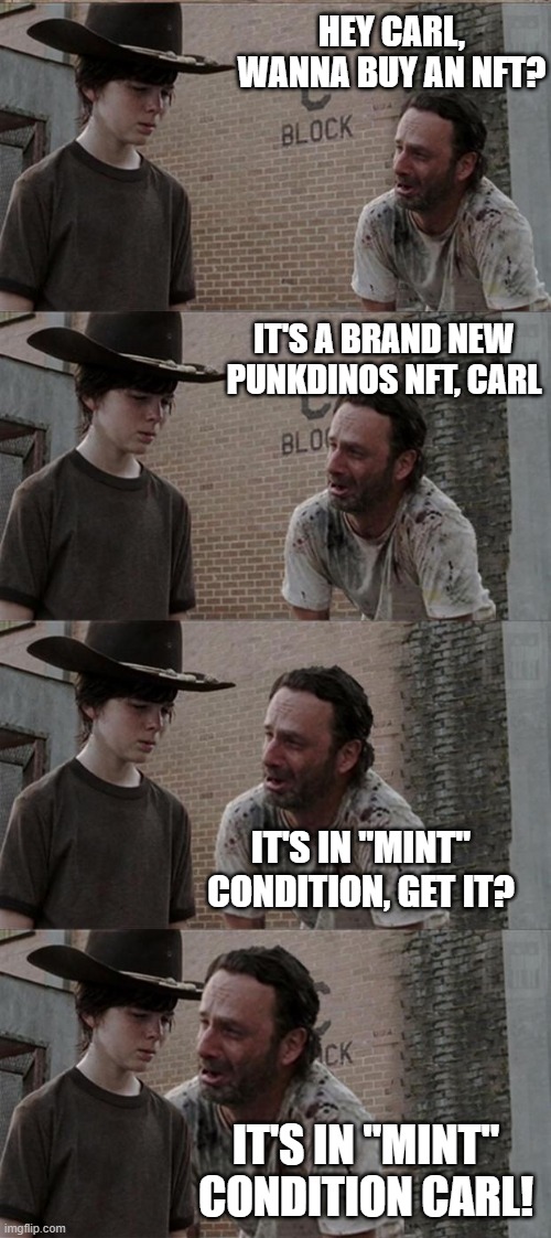 Make like a #sense to me...
<a href="/punkDinosNFT/">Punk Dinos </a>

punkdinos.com

discord.gg/PXgHcazA3j

#NFT #NFTs #NFTGiveaway #NFTcollection #Metaverse #DinoVerse #punkdinos #buyer #NewProfilePic