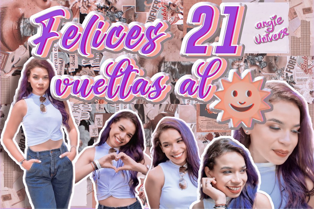Felices 21 vueltas al sol, te amo infinitamente 🌞💜

HAPPY 21 ANGIE