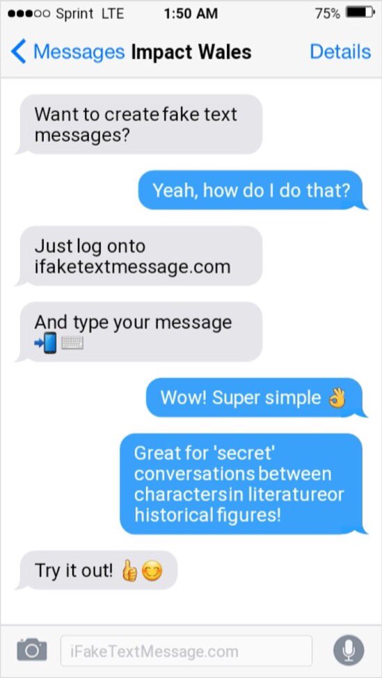 Fake Text Message  Make Fake Text Conversation