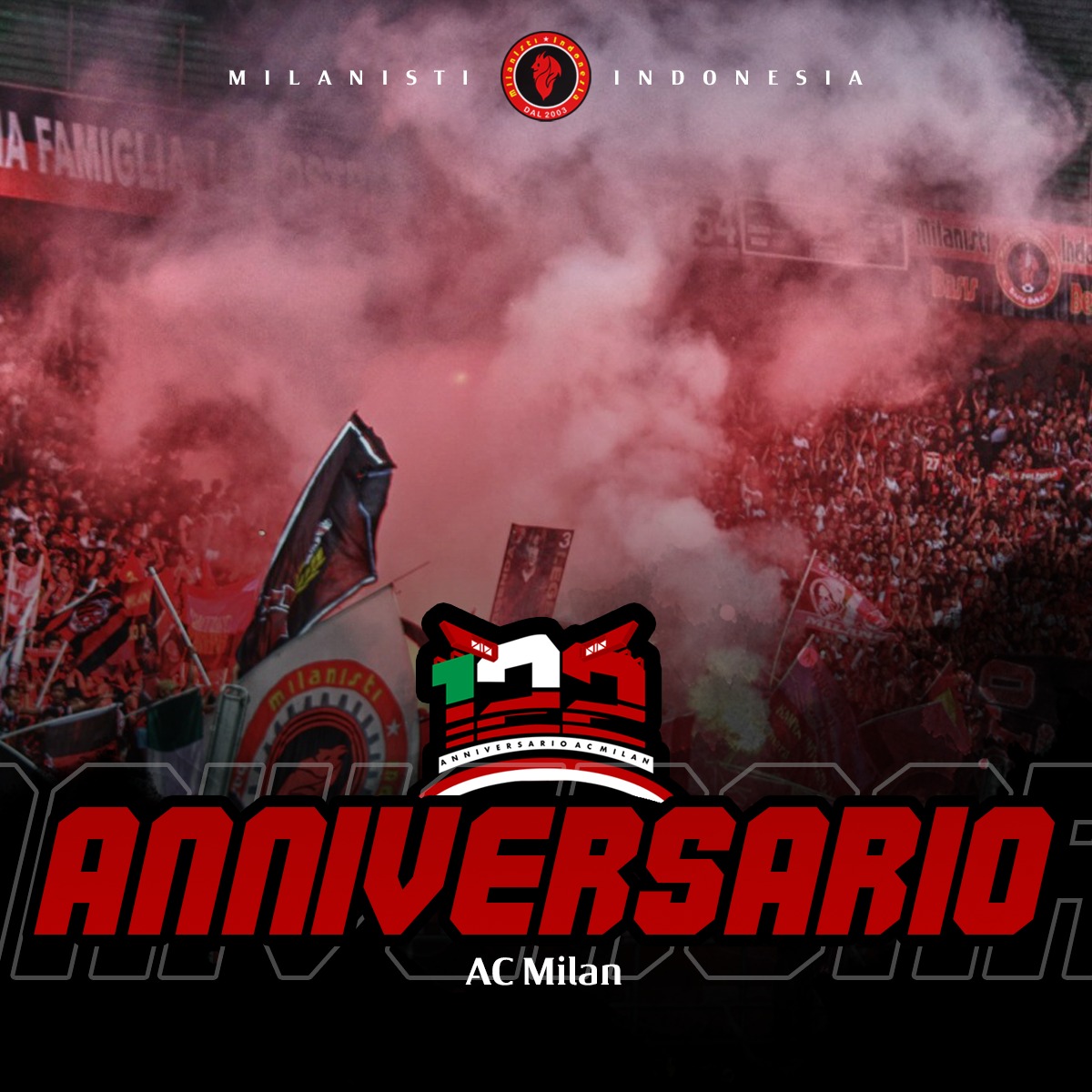 Selamat ulang tahun yang ke-122 tahun klub kesayangan Milanisti Indonesia. Harapannya selalu sama, bisa kembali juara 😍

Atau kalian punya harapan lain untuk Milan musim ini?

Forza Milan!🔴⚫

#kitamilanisti🇮🇩 #milanistiindonesia #annivmilan122 #MILANPHORIA #milandulubarukamu