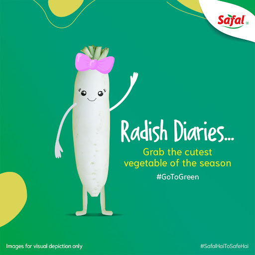 SafalStores's tweet photo. Ghar le jaaiye kuch ravishing aur taaza radishes from Safal Stores Today!
#safal #safalstores #safalhaitohsafehai #GoToGreen https://t.co/hrAGPPhrYP