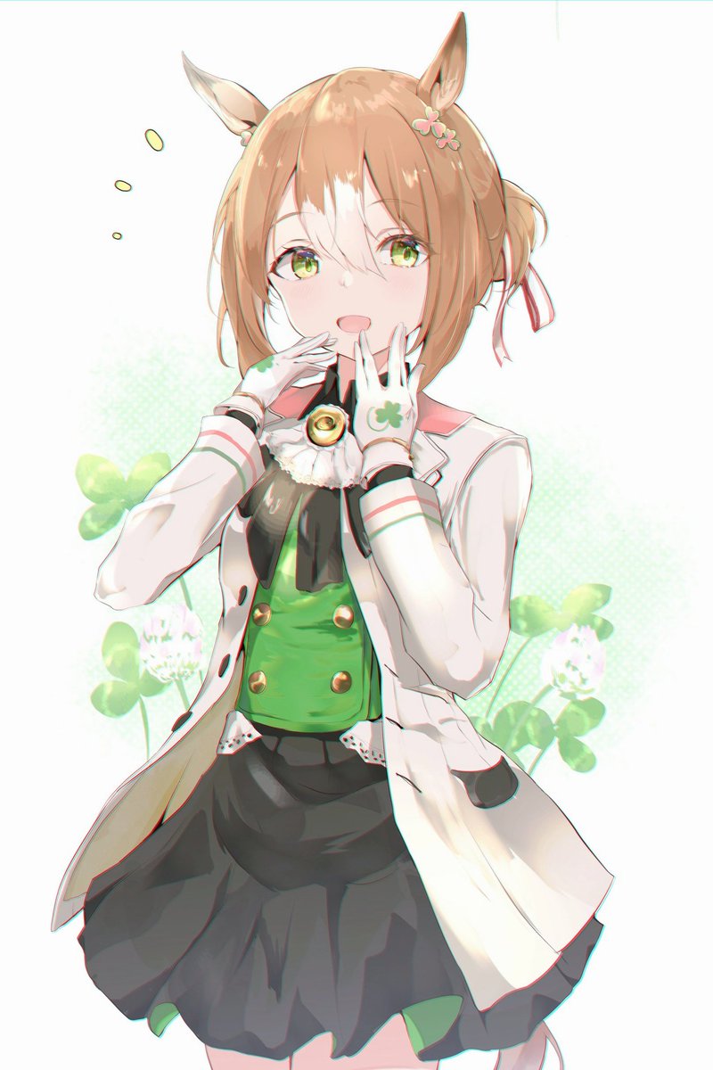 ファインモーション(ウマ娘) 「ファイン🍀
#ウマ娘 」|伊代のイラスト