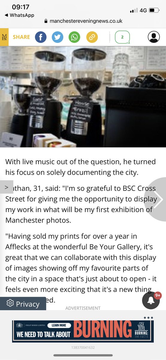 Great coffee, great space, great photographer and great collaboration @boldstcoffee! Thanks @manc_wanderer for the mention! manchestereveningnews.co.uk/whats-on/whats…