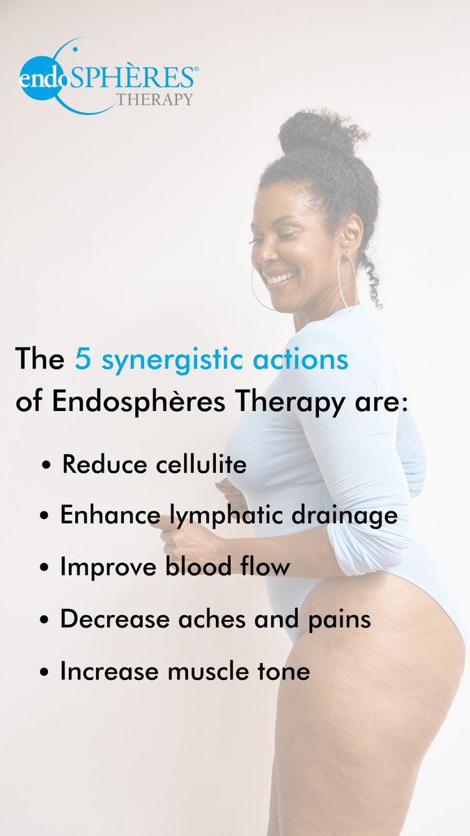 RealSmma's tweet image. ⭐⭐⭐CELLULITE REDUCTION⭐⭐⭐

WE ARE YOUR PREMIERE ENDOSPHERE THERAPY SPECIALIST
REDUCE CELLULITE
LYMPHATIC DRAINAGE
IMPROVE BLOOD FLOW
PAIN RELIEF
MUSCLE TONE