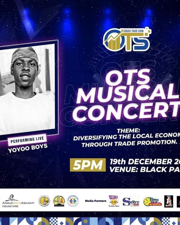 Obuasi Trade Show Musical 🎶 Concert. All the top Artists will be performing live. You can't miss this Program for anything. #obuasitradeshow #bellsontvgh #obuasitoday #obuasifacebookers #tradeshow #obuasitradeshow  @bellsontvgh