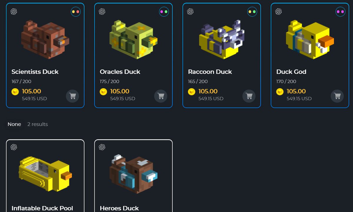 KongChanmat's tweet photo. @TheSandboxGame 6 duck NFTs are sales in the Alpha
@TheSandboxGame https://t.co/XoSASeGVgg