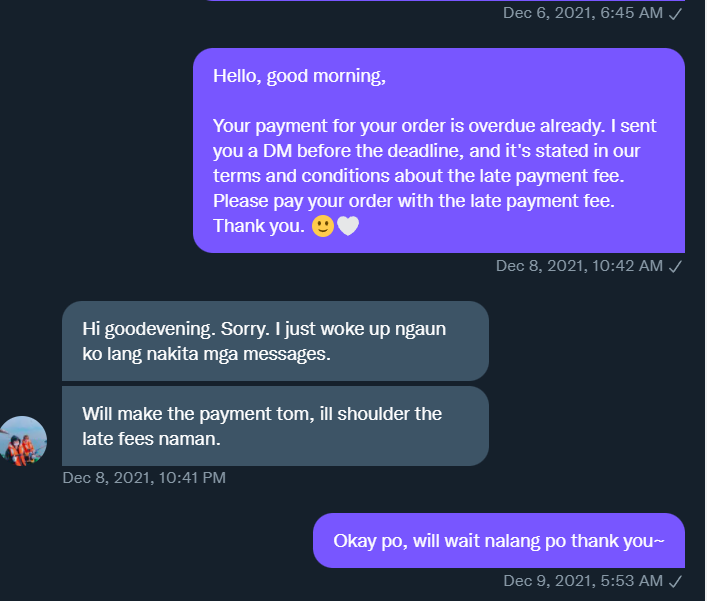 MADEINKRSHOP_BU's tweet photo. BOGUS BUYER / JOY RESERVER OF @MADEINKRSHOP_ 

NAME: anjelamarie padre
TWT USERNAME: @myyoonieeeverse 
CONTACT NO. : 0956***9884
AMOUNT: ₱335.00
ITEMS: BTS SG SET 4 (RANDOM PAPER MAGNET+ POSTER TABLOID SET)

daming ebas na magbabayad na daw kuno pero hanggang ngayon wala pa din+ https://t.co/VPwFYA6Pq2