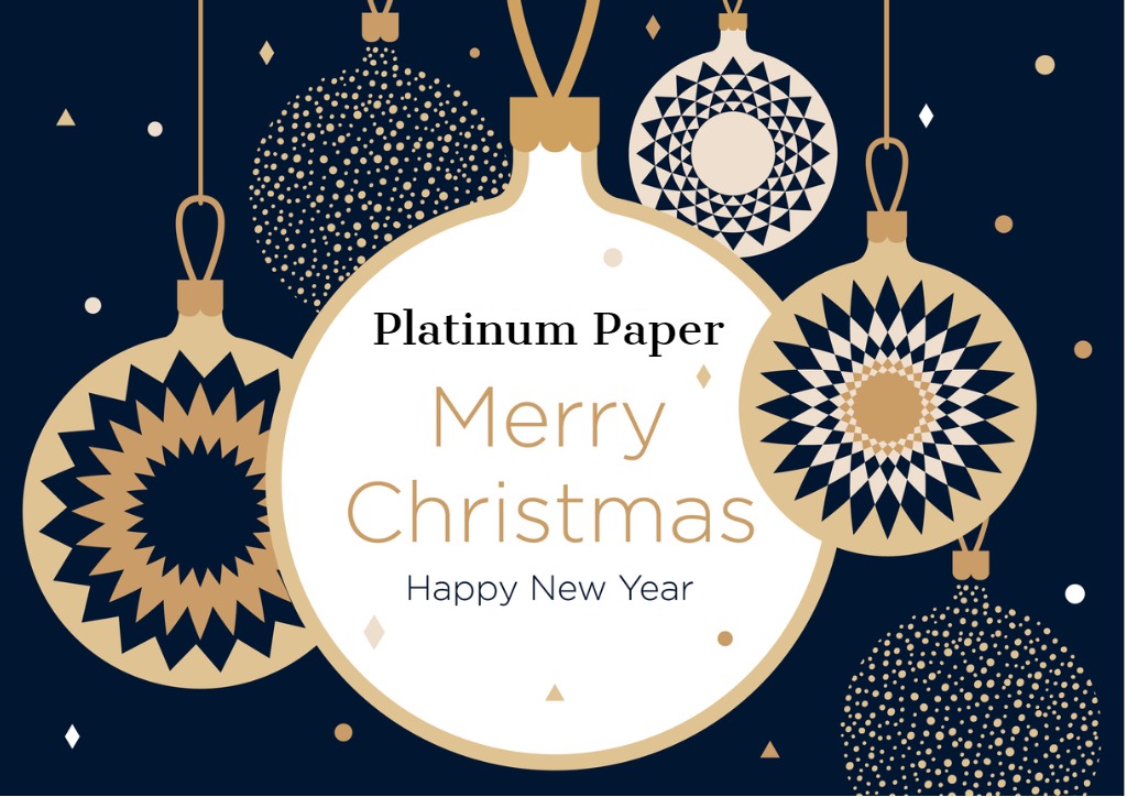 paper_platinum's tweet photo. As Christmas day fast approaches, we would like to wish all our customers, suppliers and staff a very merry Christmas and a safe and happy new year.

#happychristmas #happyholidays #newyear2022 https://t.co/pQQptesZYs