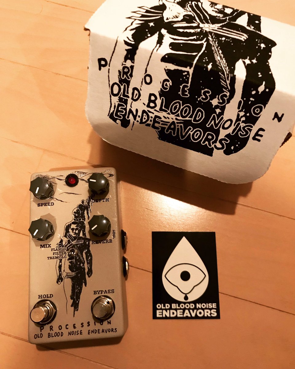 toshisparrow's tweet photo. リバーブ探すのに疲れちゃって、、💦どこで使うん？みたいなん買っちゃった、(^◇^;)
#guitargear 
#oldbloodnoiseendeavors https://t.co/leR2xEkzpC