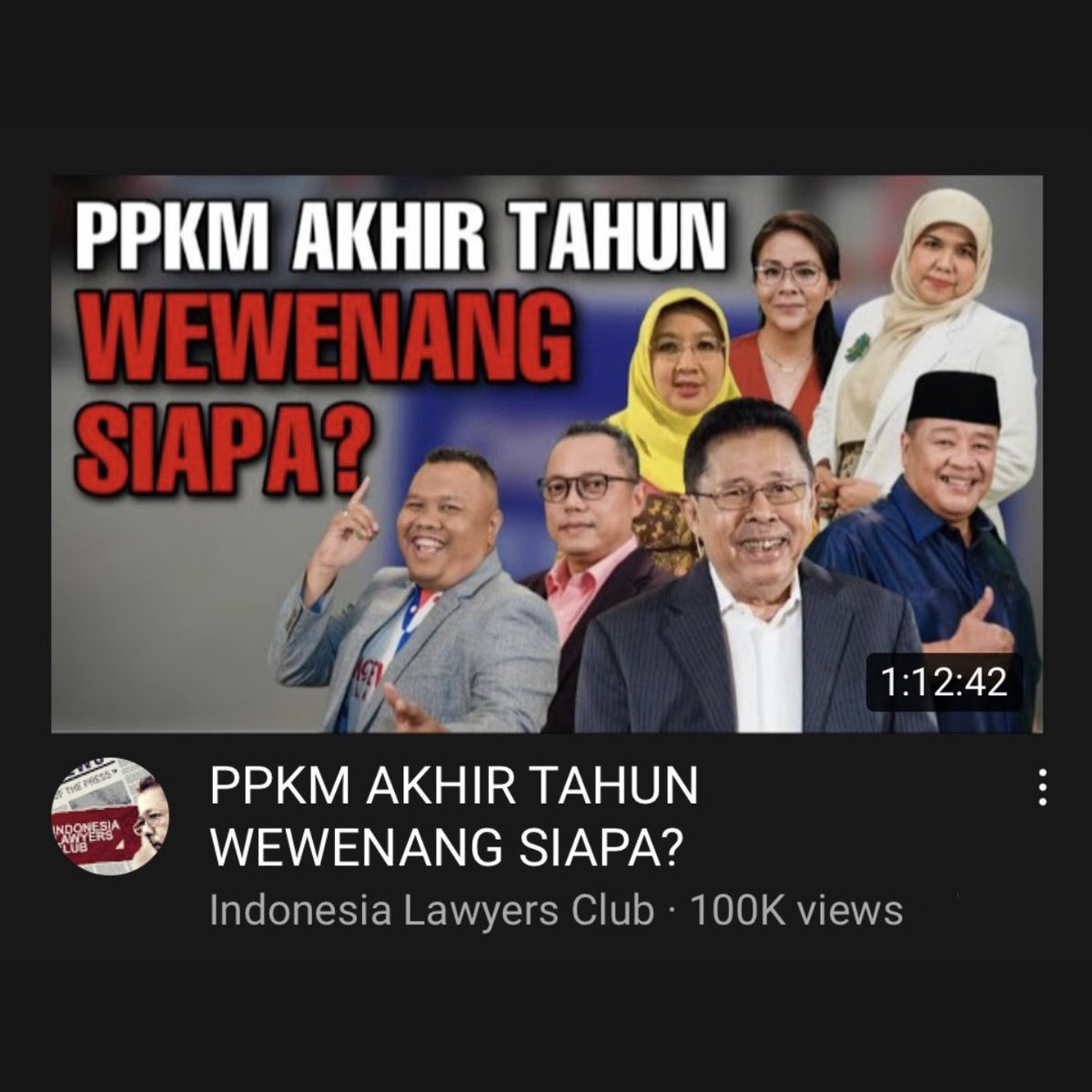 PPKM AKHIR TAHUN WEWENANG SIAPA? [FULL] Youtube >>> youtu.be/fzqKRtexeyk
