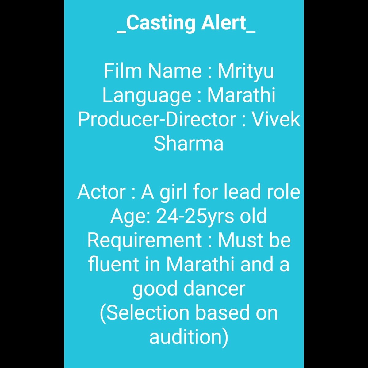 MainVivekSharma's tweet photo. Mail your pics and profile at casting.filmzone@gmail.com
#femaleactor #actors #Castingcall #filmzone https://t.co/00Sa6TRjL8