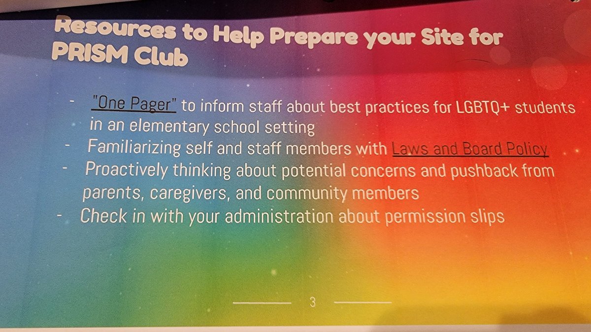 Slides from the CTA LBGT Training - explaining to teachers how to create and run a GSA club. Credit:  @atime_tostand