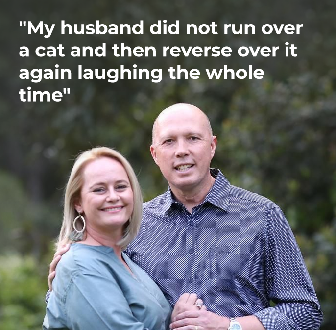 chaser's tweet photo. Dutton's wife's denials getting concerningly specific https://t.co/yy3UTIf8bV