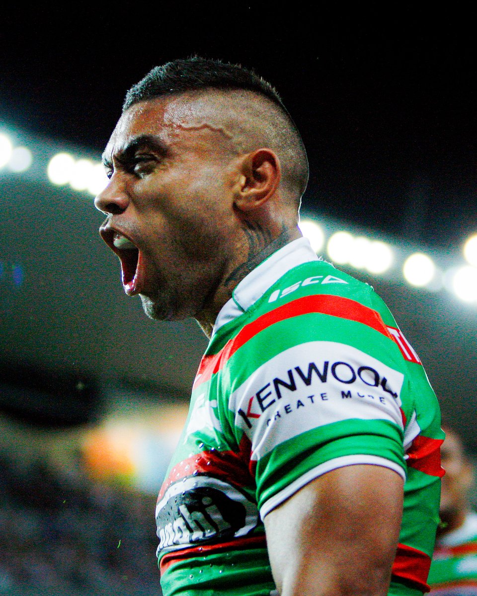 SSFCRABBITOHS's tweet image. Local product Nathan Merritt was a try-scoring machine in the Red &amp;amp; Green and is the current record holder for the top try scorer in the history of the Club 🔥🥇 #WornWithPride #GoRabbitohs ❤️💚