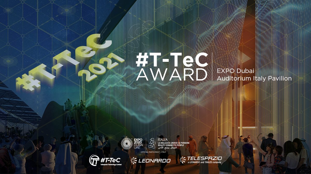 telespazio's tweet photo. 📢The stage of the Italian Pavilion at #Expo2020Dubai is ready, the lights are on and we are just a few minutes away from the award ceremony of #TTeC21, the #OpenInnovation contest of @Leonardo_live and Telespazio! #GiornataNazionaledelloSpazio 

Join us👉https://t.co/FYoNc3PivW https://t.co/A0AgoelcHW