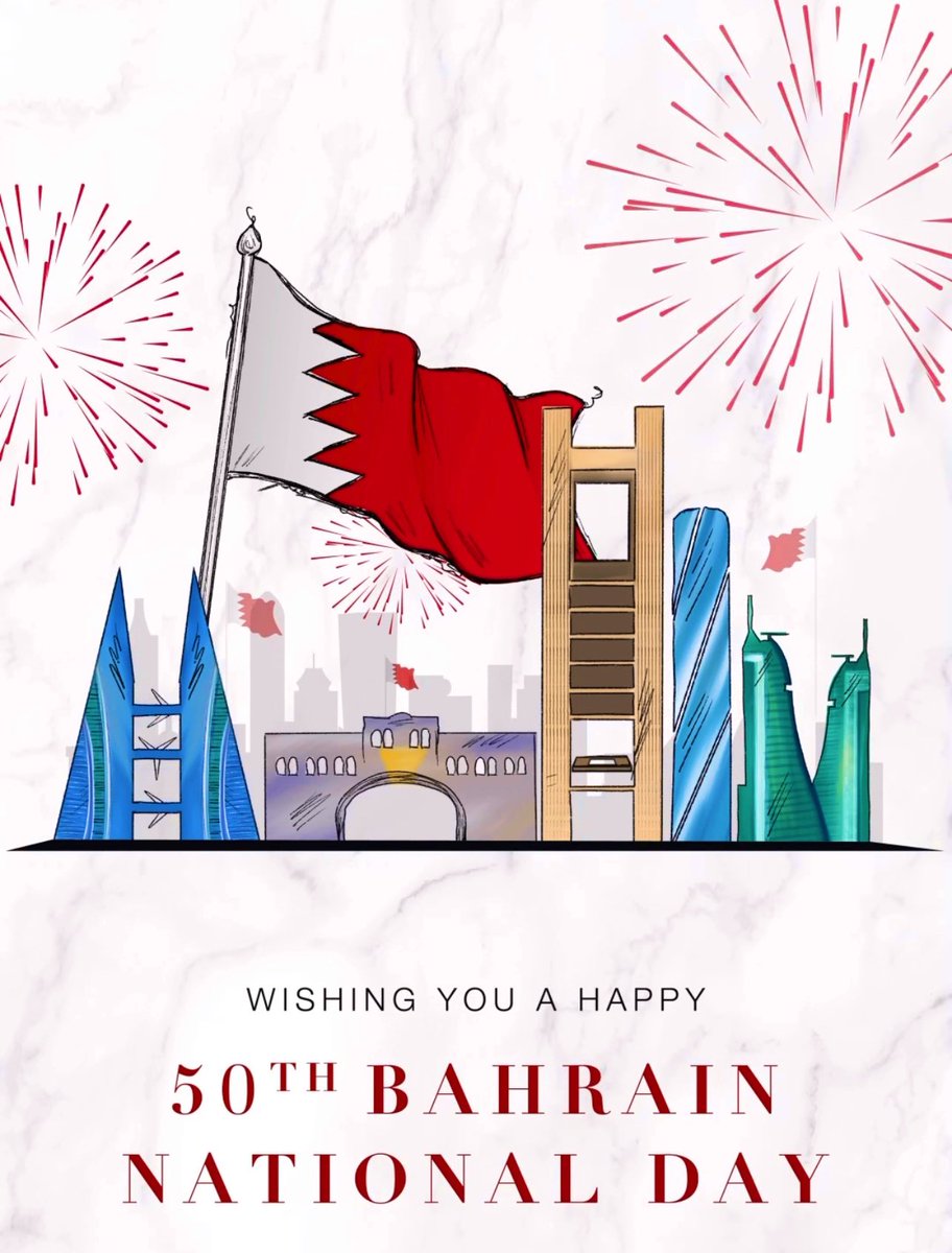#HappyNationalDay my Beautiful #Bahrain ♥️🇧🇭