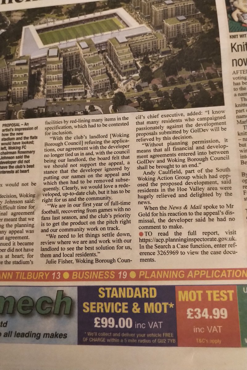 <a href="/wokingcouncil/">Woking Council</a> <a href="/ayeshaazad3/">ayesha azad</a> @simonashall <a href="/WillForster/">Will Forster MP 🔶</a> <a href="/JonathanLord/">Jonathan Lord</a> <a href="/wokingfc/">Woking Football Club</a> <a href="/SouthWoking/">South Woking Action Group</a> <a href="/HoeValley_NF/">Hoe Valley Neighbourhood Forum</a> <a href="/mayfordvs/">Mayford Village Society</a>