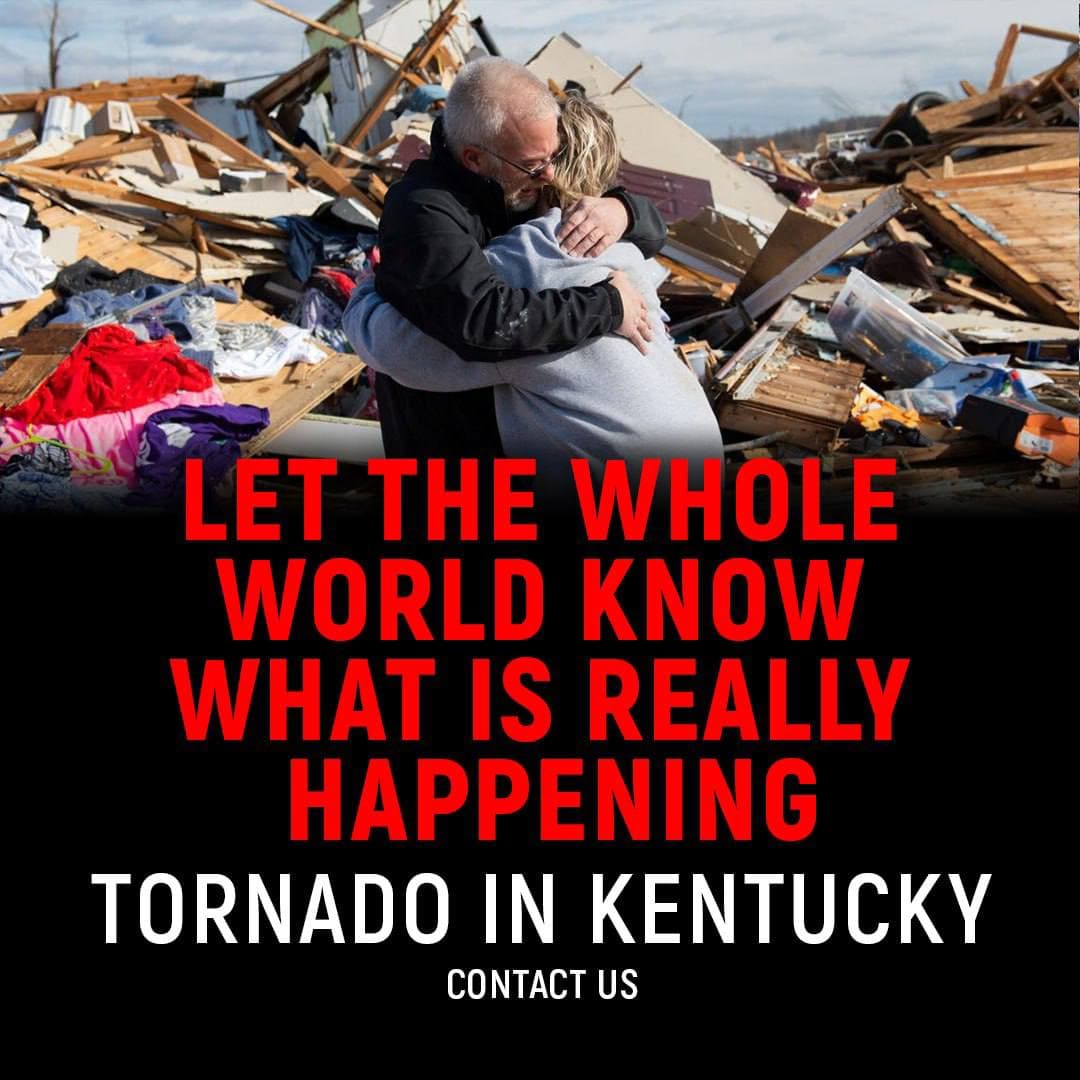 NataLiStrigich's tweet photo. @aa_balkans "Hi. Please contact us if you are an eyewitness to a tornado in Kentucky. We are waiting for your story. It could save millions of people🙏 Write here: 
Climate@creativesociety.com"
#KentuckyTornado
#KentuckyStrong
#Mayfield
#KentuckyUnited 
#KentuckyTown https://t.co/qczH7pi5CM