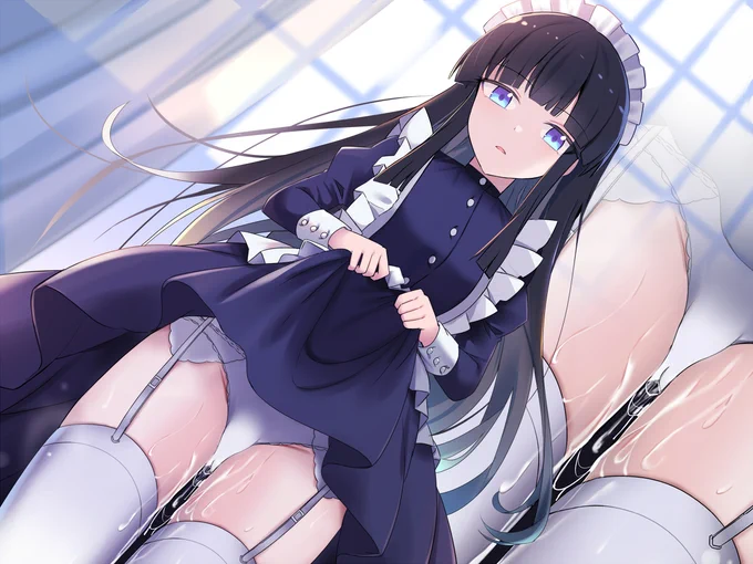 たくしあげメイドさん 