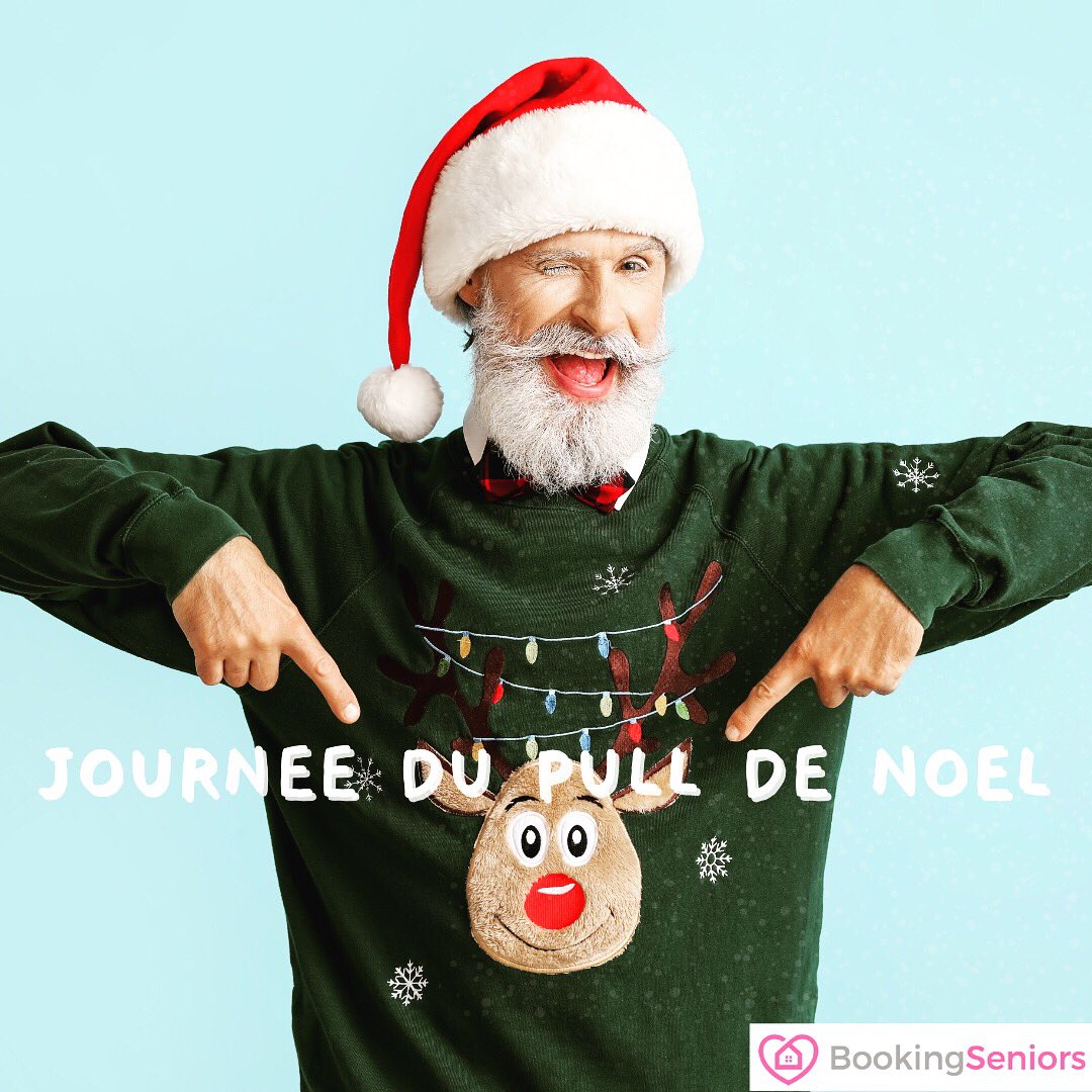 Demain Vendredi 17 décembre 2021,  c'est la journée internationale du pull de Noël.
C'est l'occasion de se rendre au travail avec son pull de Noël préféré.
Des rennes, des lutins, des Pères Noël, des flocons... ☃️🤶🎄🦌
📸 On attend vos plus belles photos en commentaires !
