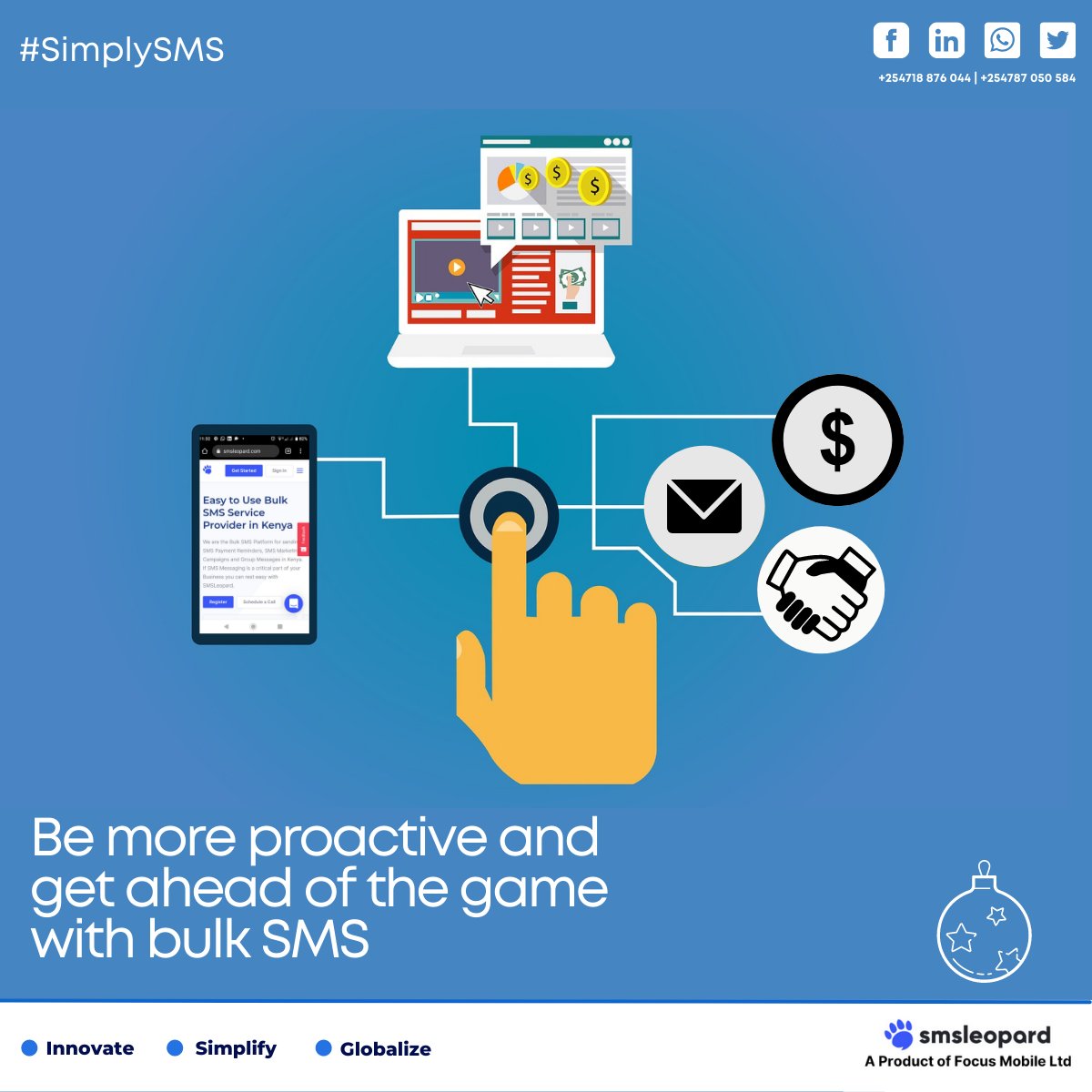 SMSLeopard's tweet photo. While it's fine to create your text messages at the time you want them to be sent, you may be adding unnecessary stress on yourself during a busy period. Get ahead of the game & automate your SMSs to send at future dates. Learn more https://t.co/aqGUKvgN6H #SMSLeopard #SimplySMS https://t.co/v7vGi3NHM6