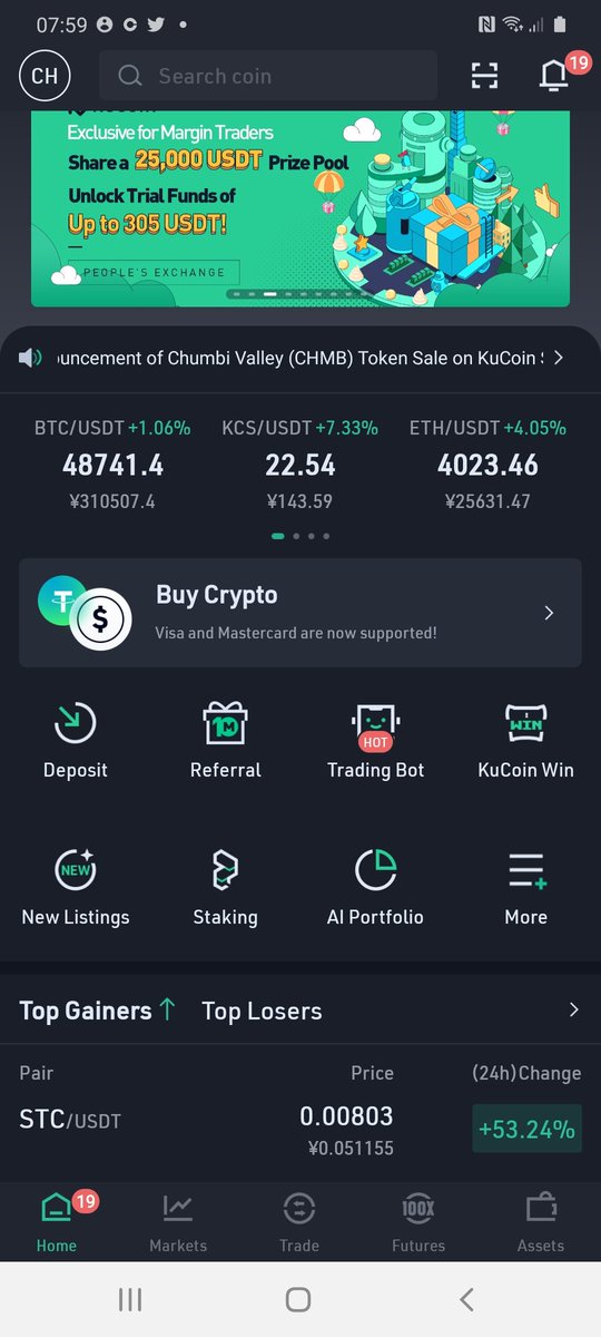 chas_latham's tweet photo. https://t.co/6PfDbVkiig 

I use binance and coinbace regularly. But recently started using kucoin for trading.  Some really good #Metaverse #cryptocurency on there also. And most importantly #tradingfees as was cheaper than the rest of the trading platforms https://t.co/SoQ3bqsJzf