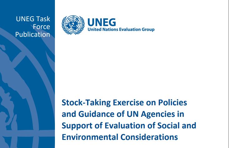 EvalforEarth (@evalforearth) on Twitter photo The <a href="/UN_Evaluation/">UN Evaluation Group</a> did a stock-taking on Policies and Guidance of UN Agencies in Support of Evaluation of Social and Environmental Considerations.
➡️Find the publication: bit.ly/3ISoHck
🗨️Follow the discussion on EvalForward: bit.ly/3EwIKdF The <a href="/UN_Evaluation/">UN Evaluation Group</a> did a stock-taking on Policies and Guidance of UN Agencies in Support of Evaluation of Social and Environmental Considerations.
➡️Find the publication: bit.ly/3ISoHck
🗨️Follow the discussion on EvalForward: bit.ly/3EwIKdF
