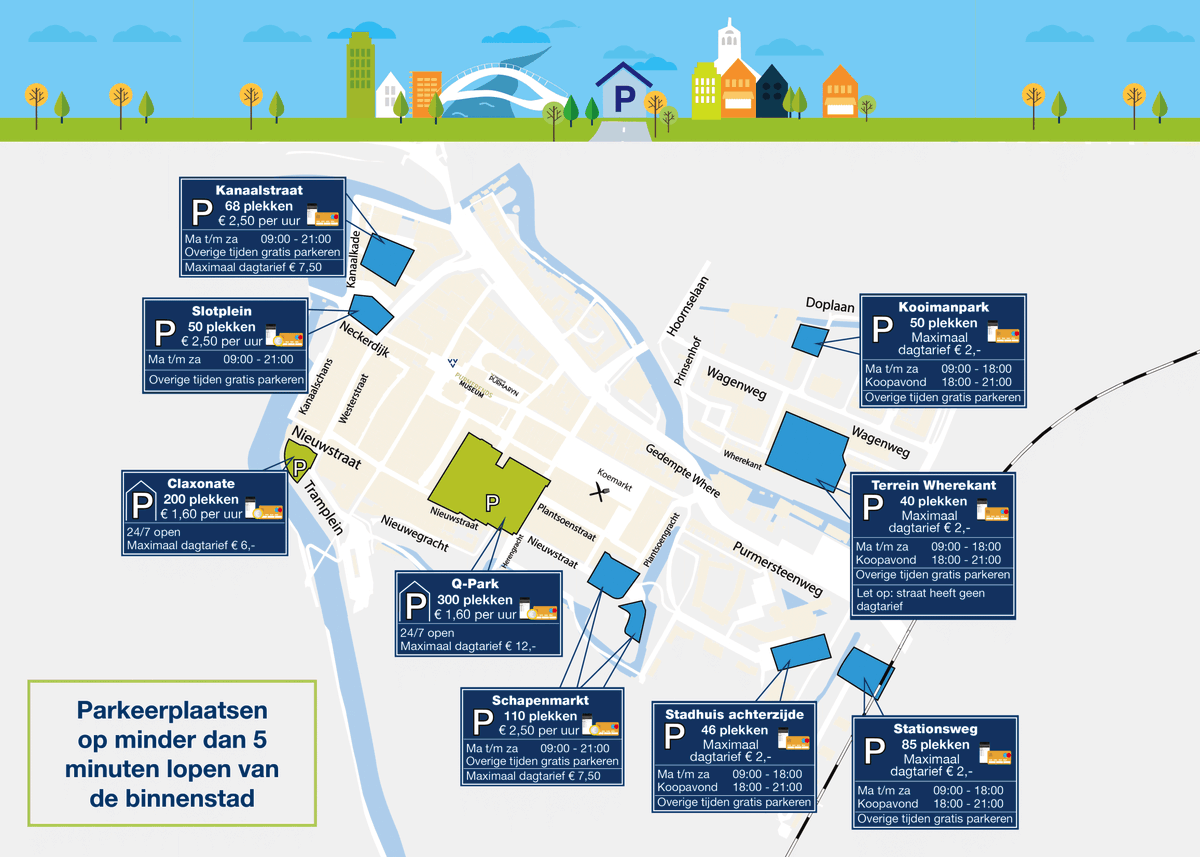 gem_beemster's tweet photo. Met de auto naar het centrum 🚗? Dan kun je parkeren in:
🅿️ de parkeergarages Claxonate en Willem Eggert: €1,60 per uur
🅿️ op de terreinen voor lang parkeren aan de Stationsweg, Wherekant, Kooimanpark en achter het stadhuis: €2 per dag. 
Je loopt vanaf daar zo het centrum in. https://t.co/X00zhSC31K