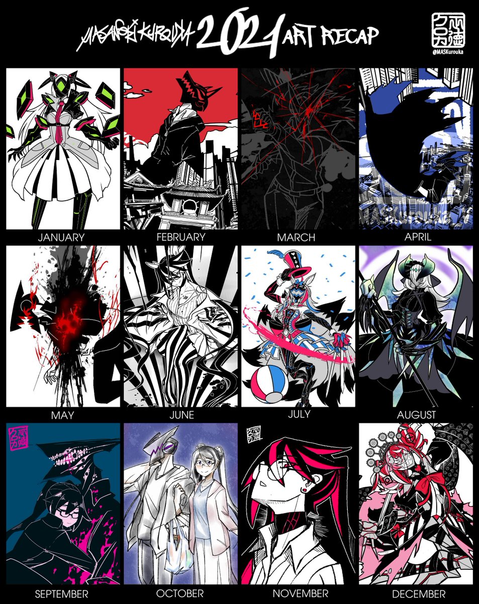 [ 2021 ART RECAP ]

Not very productive the majority of the time, but I'm glad what lacks in quantity makes up in quality.

And at least I'm still able to pick out a few good ones for every month, meaning I still do arts quite regularly.

Been a wild ride. Looking forward to 2022 