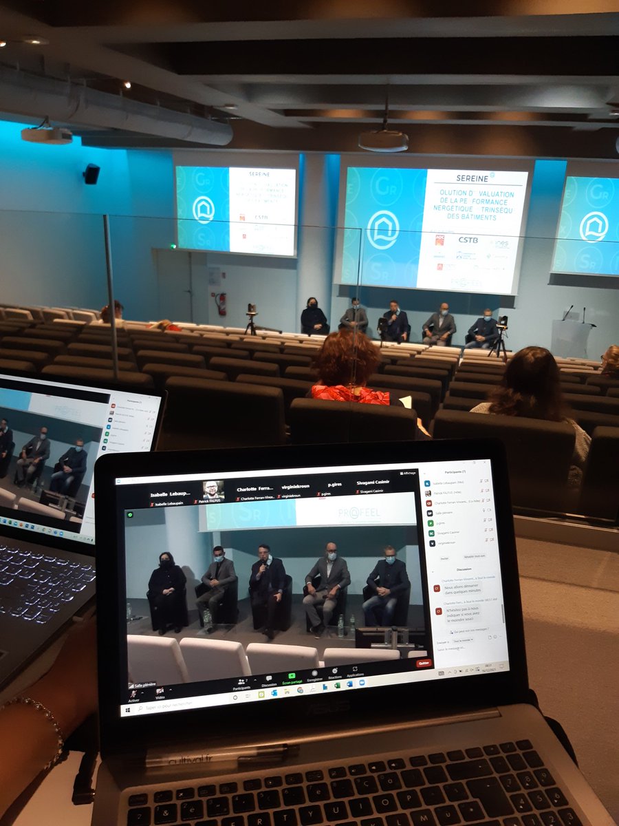 AgencePopSpirit's tweet photo. Ce matin, conférence de presse en phygital  qui dresse le bilan de SEREINE, l'un des 9 projets de PROFEEL, programme d'innovation pour la renovation énergétique du bâtiment, piloté par l'@AQC_FR et le @cstb_fr
#rénovationenénergétique #batiment #agencepopspirit #relationspresse https://t.co/QzrYrEmFZf
