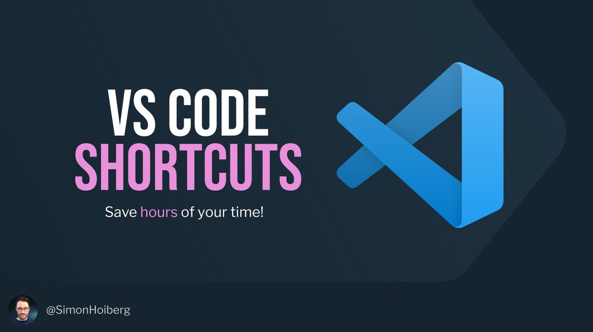 SimonHoiberg's tweet image. VSCode Shortcuts ⚡
7 Essential VSCode Shortcuts that you should learn by heart.
Save time and become super-efficient while coding.
🧵👇