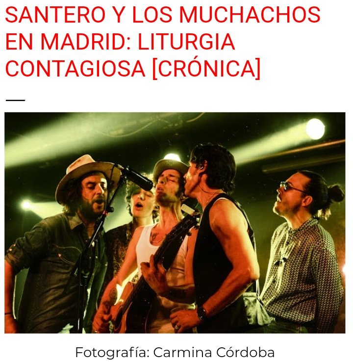En 2022 <a href="/SanteroyM/">Santero y Los Muchachos</a> publicará el doble disco 'Royal cantina' y el pasado sábado en #Madrid tocó algunas de las canciones nuevas en su último concierto de este 2021 ▶️ radio-alberto.blogspot.com/2021/12/Santer… | <a href="/ThePoolGNews/">The Pool G-News</a> 📷 @lulu_oscura