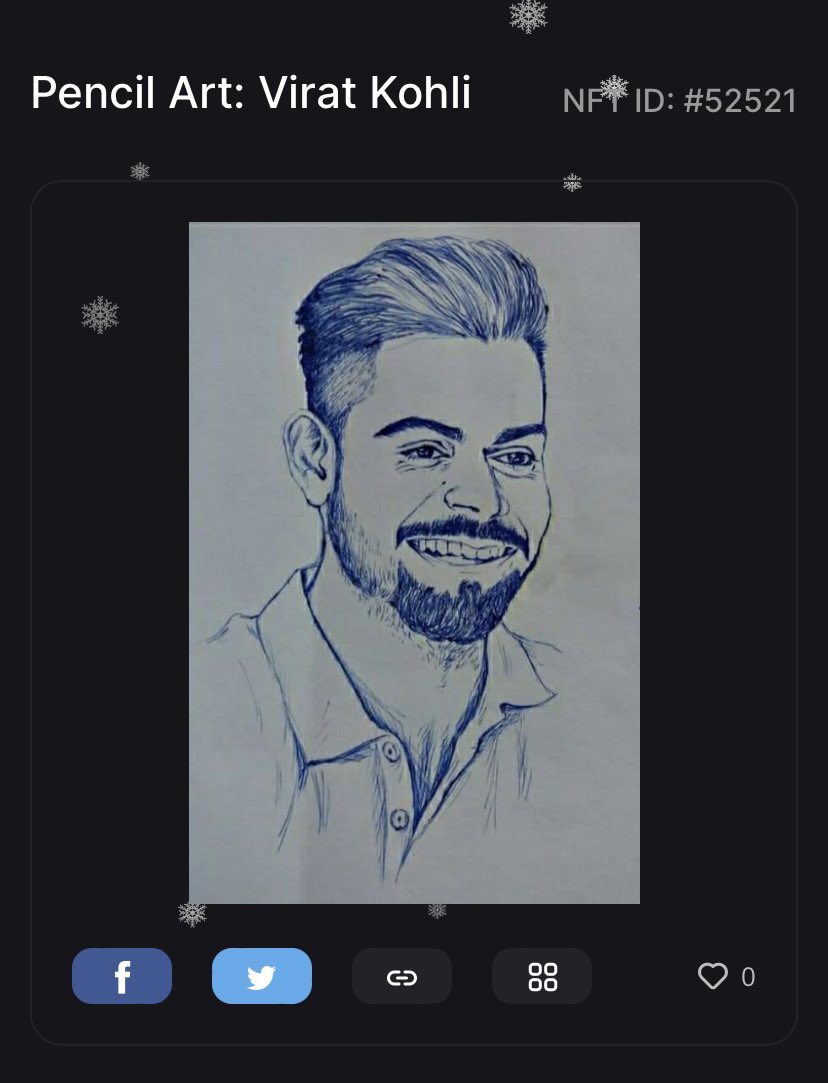 ZillonLife's tweet photo. New #NFT on #TRON blockchain created by #ZLFCommunity is live now at @Kraftlynft
Fixed Bid :299 TRX
Number of mints : Only 01
Creator: @PrabirDas01
Handmade Artwork !
Link: https://t.co/5SgMmoO8pr
#nftart #NFTartists #ZLF #TRON #BCCI #ViratKohli #Cricket https://t.co/AWT51DpIl6