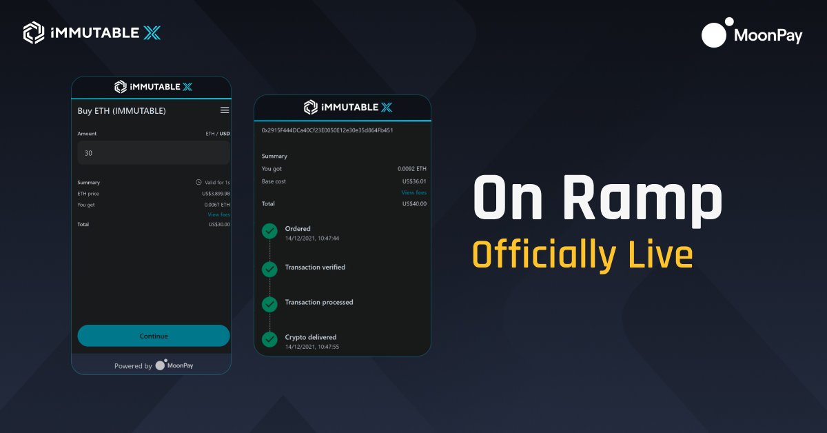 Immutable 🅧 IMX on Twitter "And we’re LIVE.🚀 You can now make