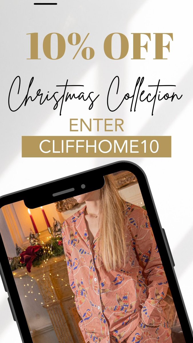 Enjoy 10% off our full range of authentically Irish gifts and hampers. You might even pick something up for your furry friend 🐾 . Remember to order on or before this Friday for guaranteed Christmas delivery. 🚚 

Enter code CLIFFHome10 on checkout cliffhome.ie