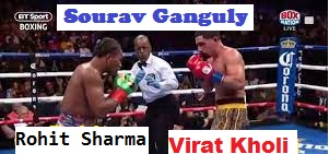 startup___india's tweet photo. Virat Kholi as Boxer 🥊
Rohit Sharma as Boxer 🥊
Sourav Ganguly as Umpire 👹 

#ViratVsBCCI 
#viratkholi 
#RohitSharma
#SouravGanguly 
#Ganguly   
 #ODI #captaincy https://t.co/xi1XgWVHCB