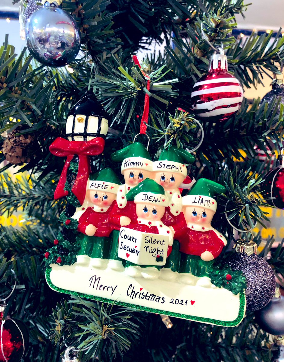 Look at our beautiful tree decoration 🎄A lovely gift from our big boss #HappyChristmas