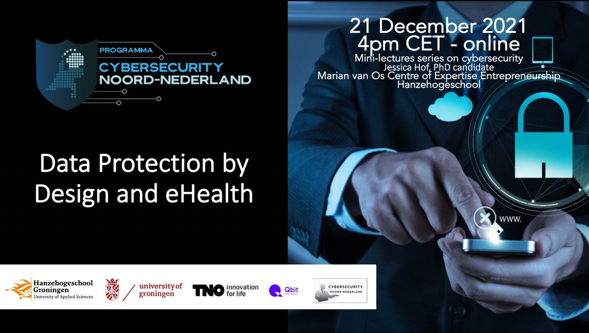RugStep's tweet photo. Join us on Tuesday 21st of December for our fourth Cyber-Talks where Jessica Hof will discuss data protection and the CoronaMelder app. Please register your interest here: https://t.co/oqYbqCkQXn 

@CybersecurityNN https://t.co/9RMgHV9L6z