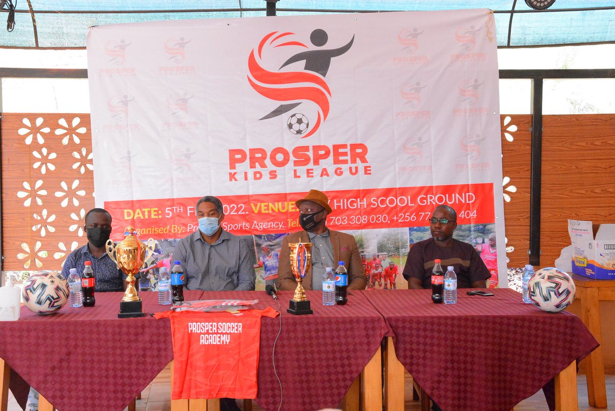 ProsperAcademy's tweet photo. This morning we officially launched the Prosper Kids League at #Route256, Lugogo. The function was graced by @ioc member William Blick, former  @KCCAFC coach Mike Mutebi and @OfficialFUFA Youth development manager Bashir Mutyaba. We can't thank you enough for your presence. https://t.co/TptsaG3lL0