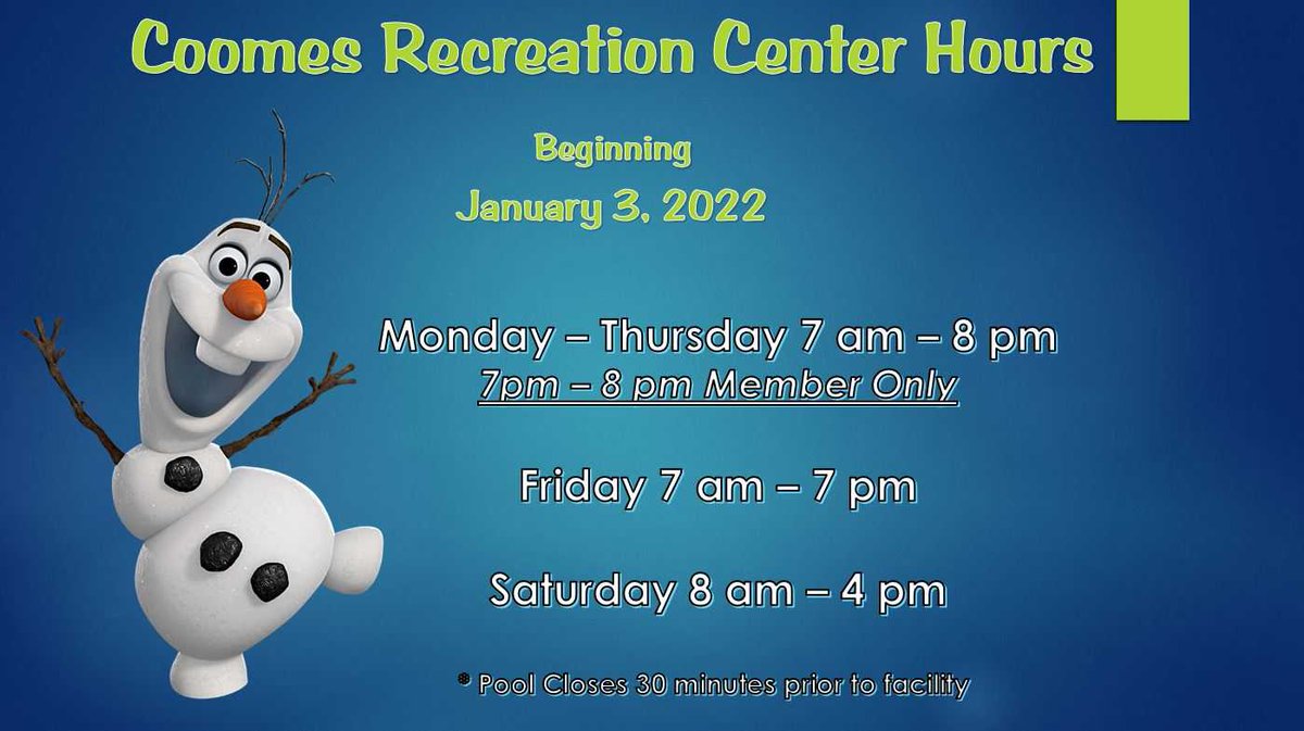 We are excited to announce that we will be extending our hours in the evenings for our members! If you have any questions please give us a call at (276) 623-5279.