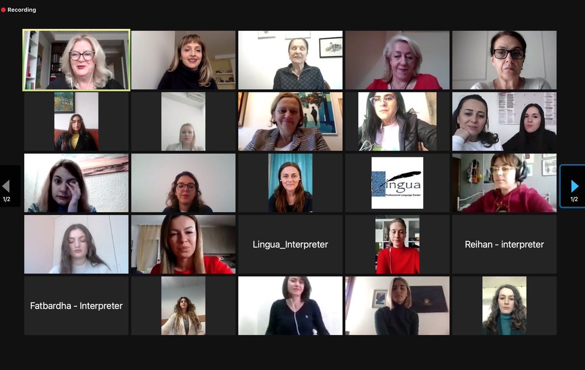 EditaTahiri's tweet photo. Empowering young leaders for change is our duty, of us women who led historic changes from war to peace and independence of our countries, said today in the Regional Academy for Young Women, Leadership and Mediation. #rwlsee @unwomen @unwomeneca @SweMFA https://t.co/aPoRKI9MMv