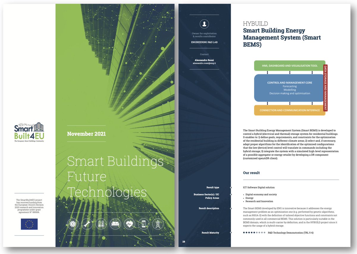 The control system of our #Hybrid #Storage solution (Smart BEMS) developed by <a href="/EngineeringSpa/">ENGINEERING GROUP</a> is highlighted in the latest brochure of <a href="/SmartBuilt4EU/">SmartBuilt4EU</a> 
More at 👉hybuild.eu/2021/12/16/hyb…