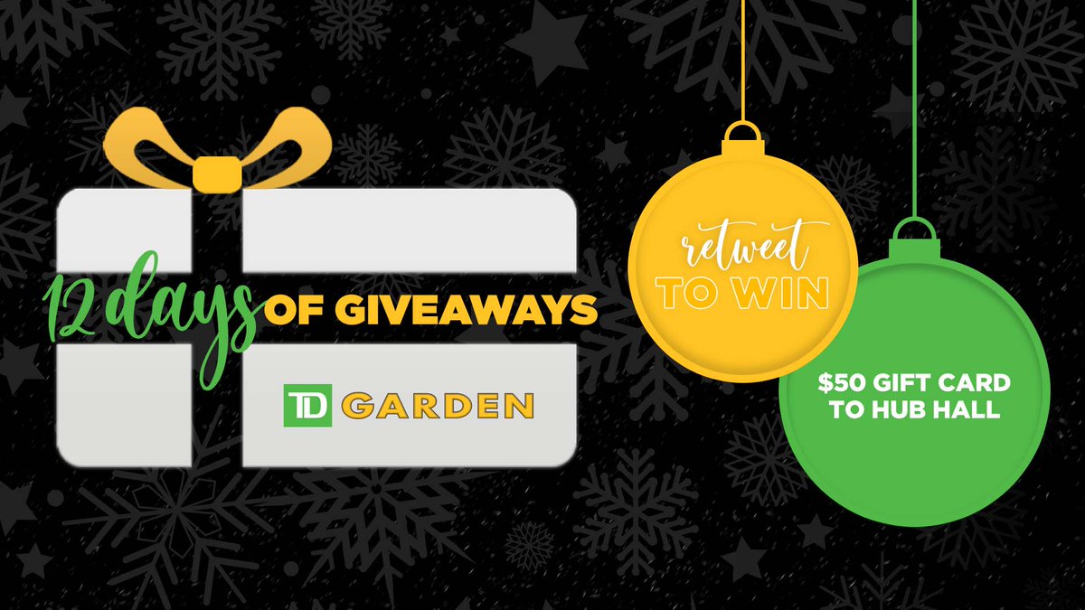 It's Day 4️⃣, and we're giving away 🖐️ $50 gift cards to Hub Hall! Retweet now for a chance to win. #12DaysOfGiveaways

Rules: tdgar.de/3EZszpK