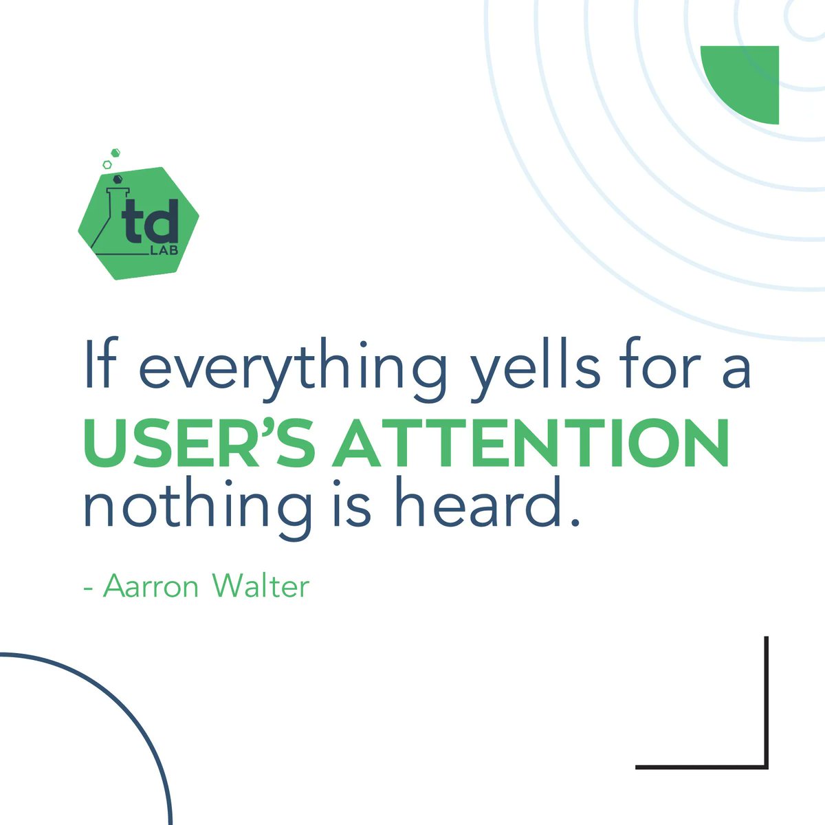 tandemdesignlab's tweet photo. Whether in branding or the user experience on your website, the more you try and say, the less is heard! Keep this principle in mind when designing your next logo or website. 

Message us for a free brand or website audit. 
 #userexperiencedesign #userinterfacedesign https://t.co/d1DSr9eANw