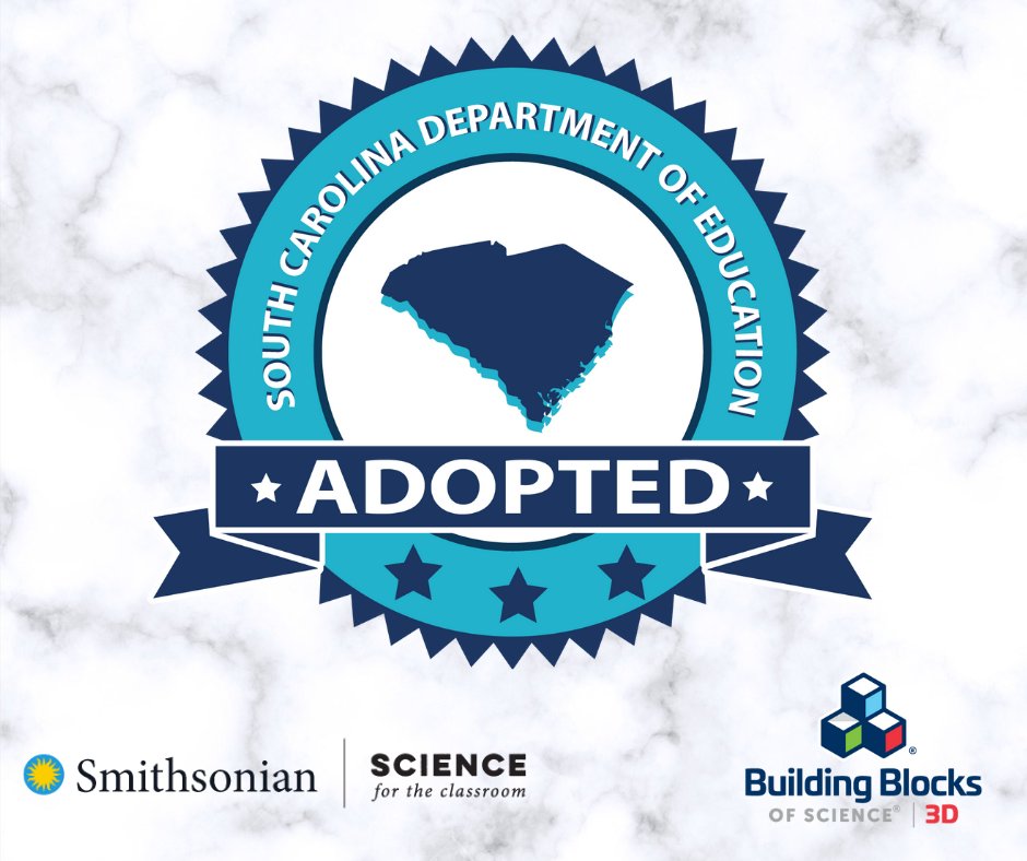 CarolinaBio's tweet photo. The South Carolina Department of Education has approved two 3-D science programs from the Smithsonian and Carolina! 
@SmithsonianScie 
#science #keepteachingscience #buildingblocksofscience #smithsonian #STEM https://t.co/Qo80BMw0H5