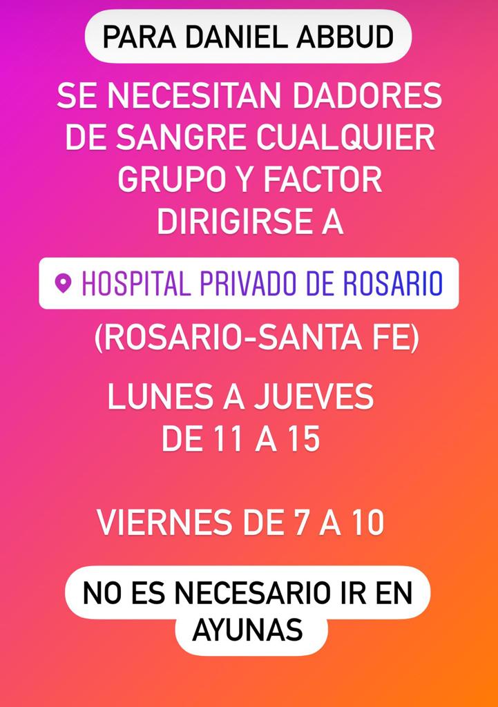 emergenciasAR's tweet photo. Atención #Rosario se necesitan #DadoresDeSangre si no podes donar ayuda a difundir, gracias @leodelga2 @CalleDeRosario @ROSARIOMIX @RosSolidaria @DrJorgeBombau @DadoresDSangre https://t.co/L4L5Th2aiT